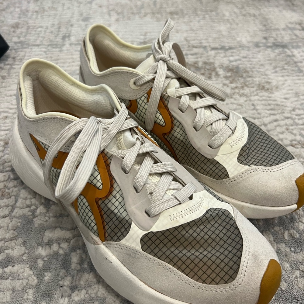 Jordan Women's Sneakers - White, Gray, Orange